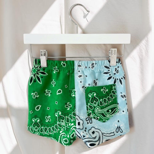 2 Tone Bandana Boy Shorts